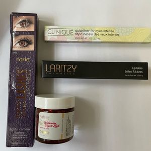 Makeup Lot- Clinique, tarte, LARITZY, AMNH